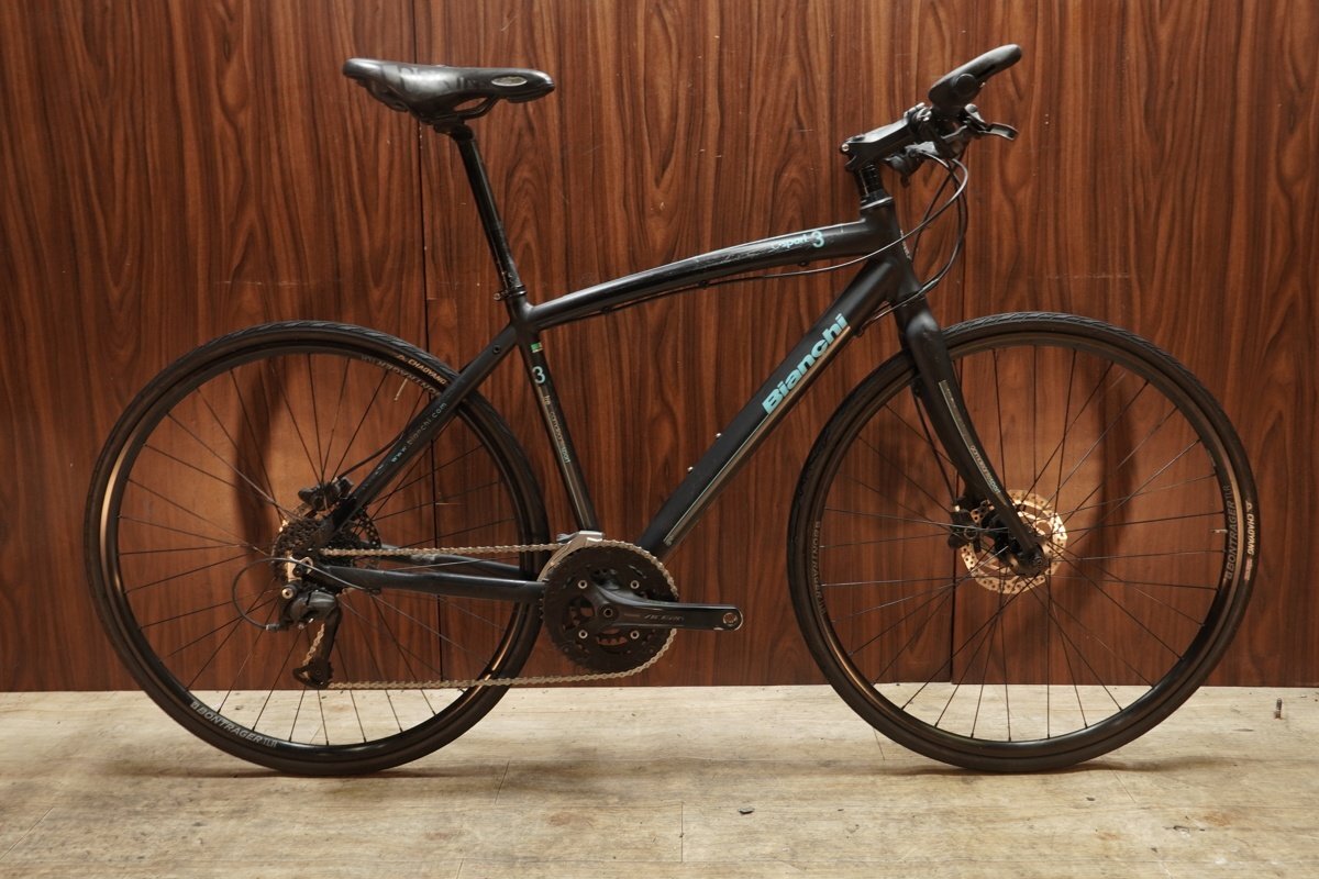 ■BIANCHI C-SPORT 3 クロスバイク ビアンキ SHIMANO 3X9S サイズ470 2016年モデル拍卖