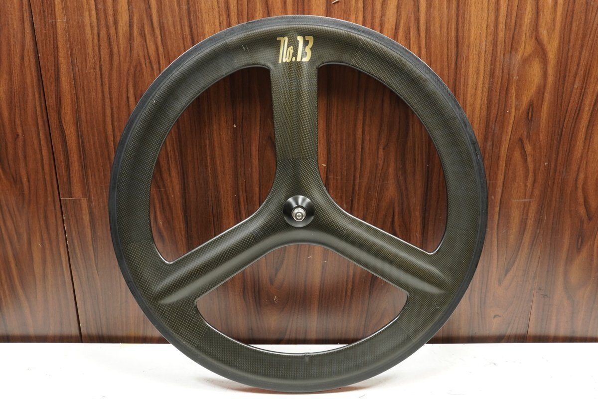 ○ノンブランド 3本バトン クリンチャー 700c ピスト TRACK クリンチャー カーボンホイール フロントのみ拍卖