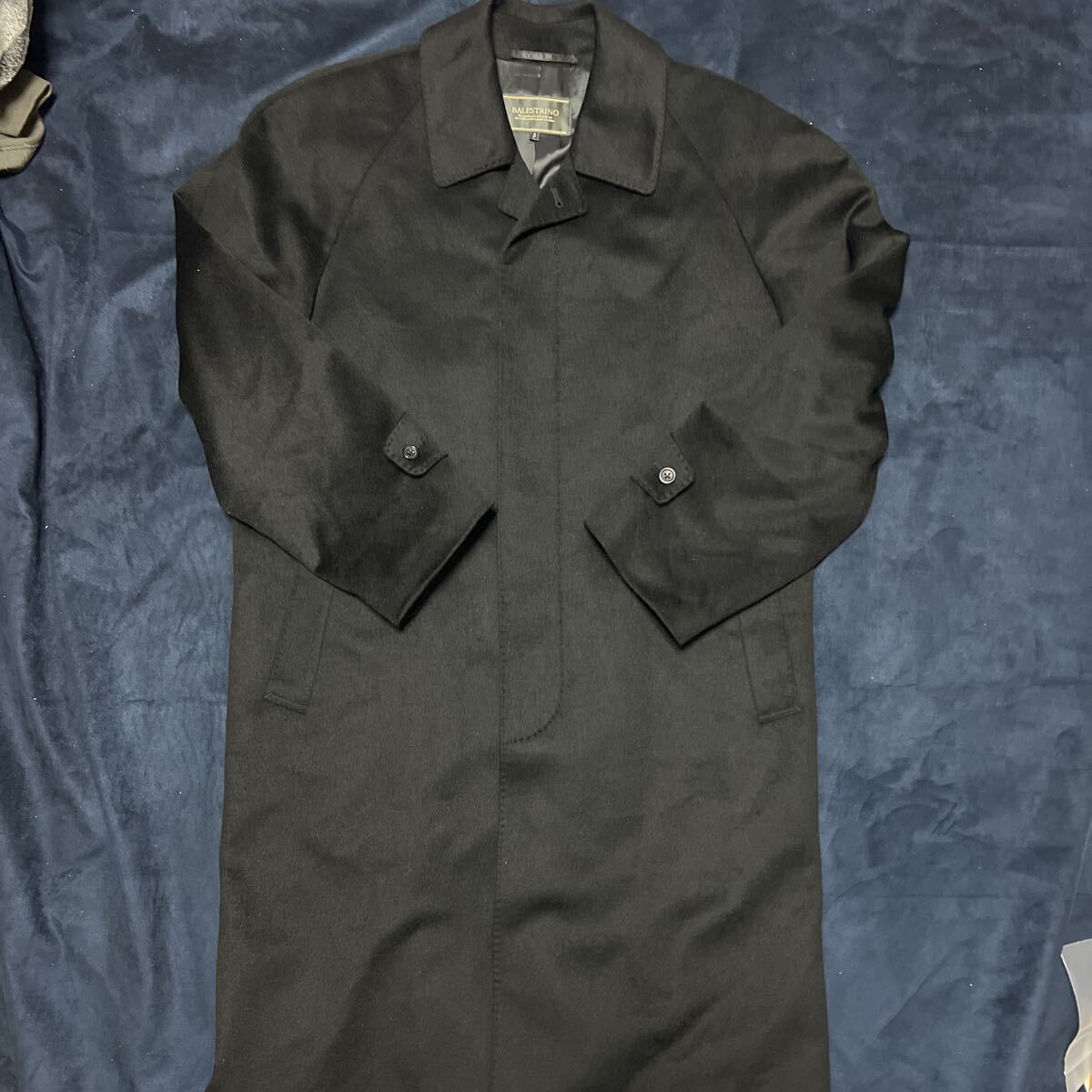 美品バレストリーノ カシミヤ100% ロングステンカラーコート拍卖