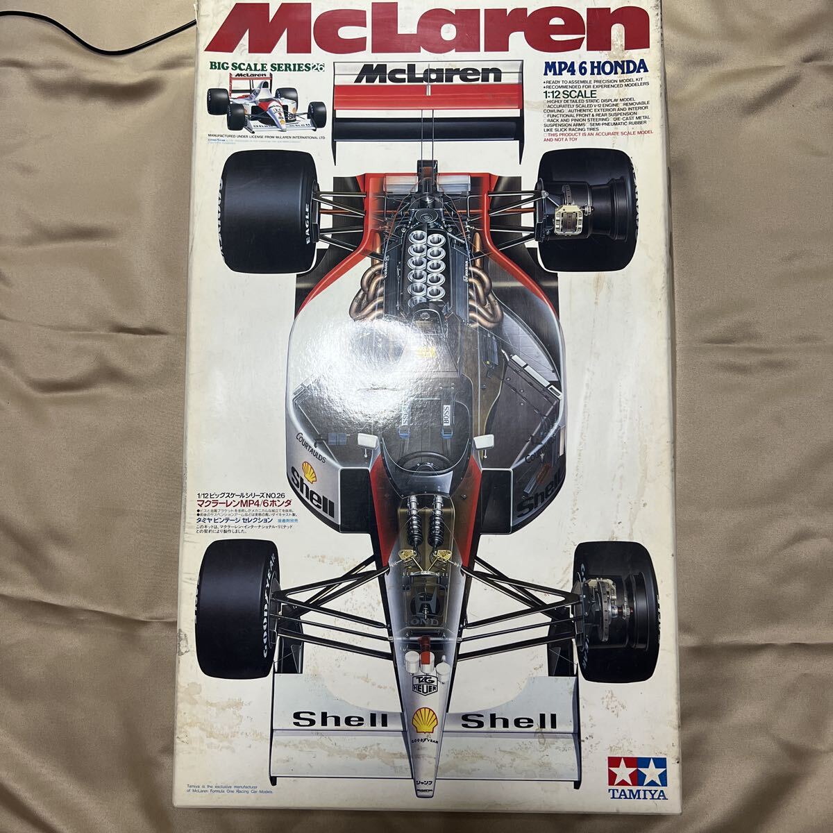 入手困難TAMIYA McLarenMP4/6HONDA 1/12scaleマクラーレン ビッグスケールseries26 プラモデル タミヤ拍卖