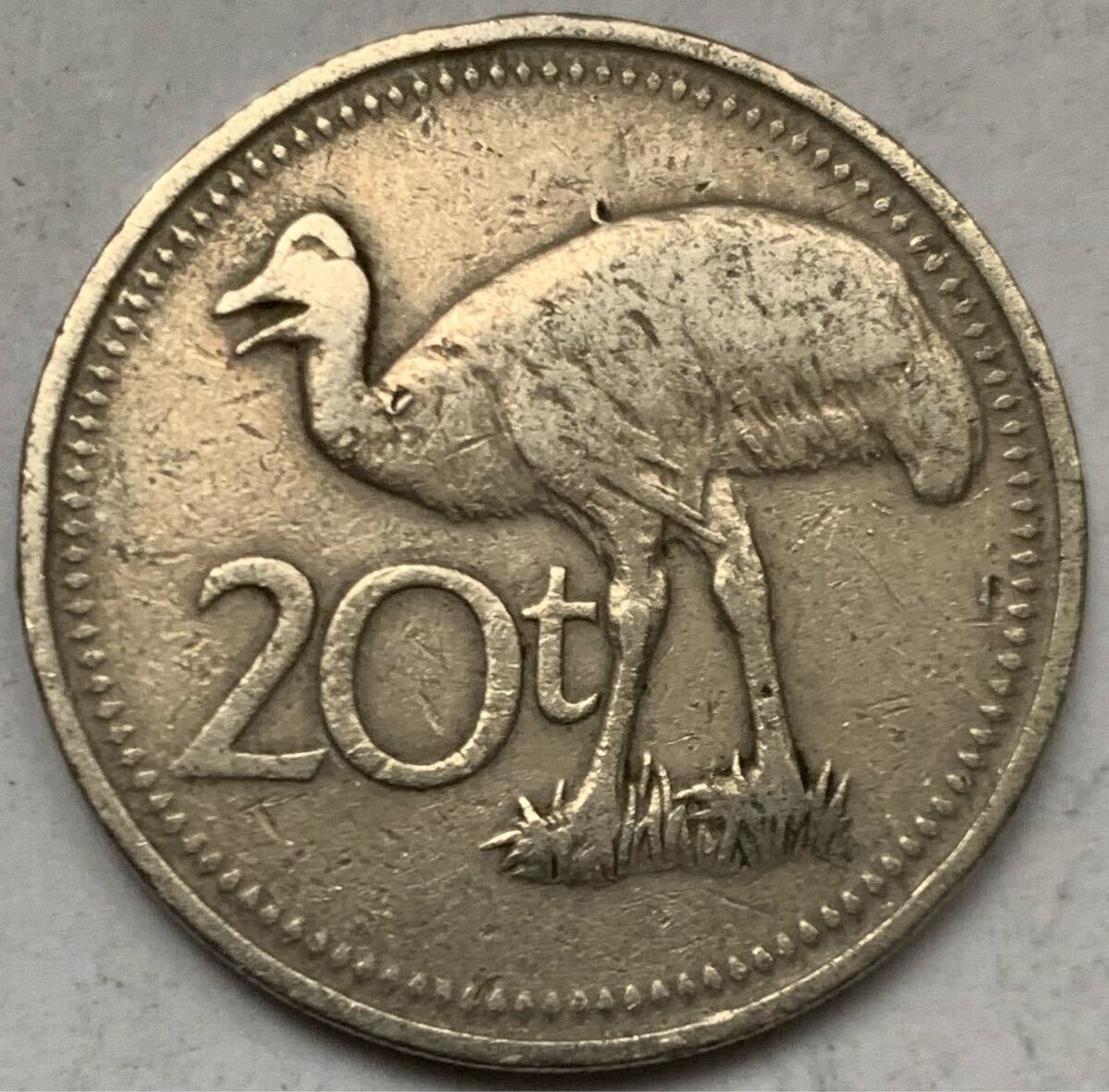 海外コイン パプアニューギニア 20トエア 1990年拍卖