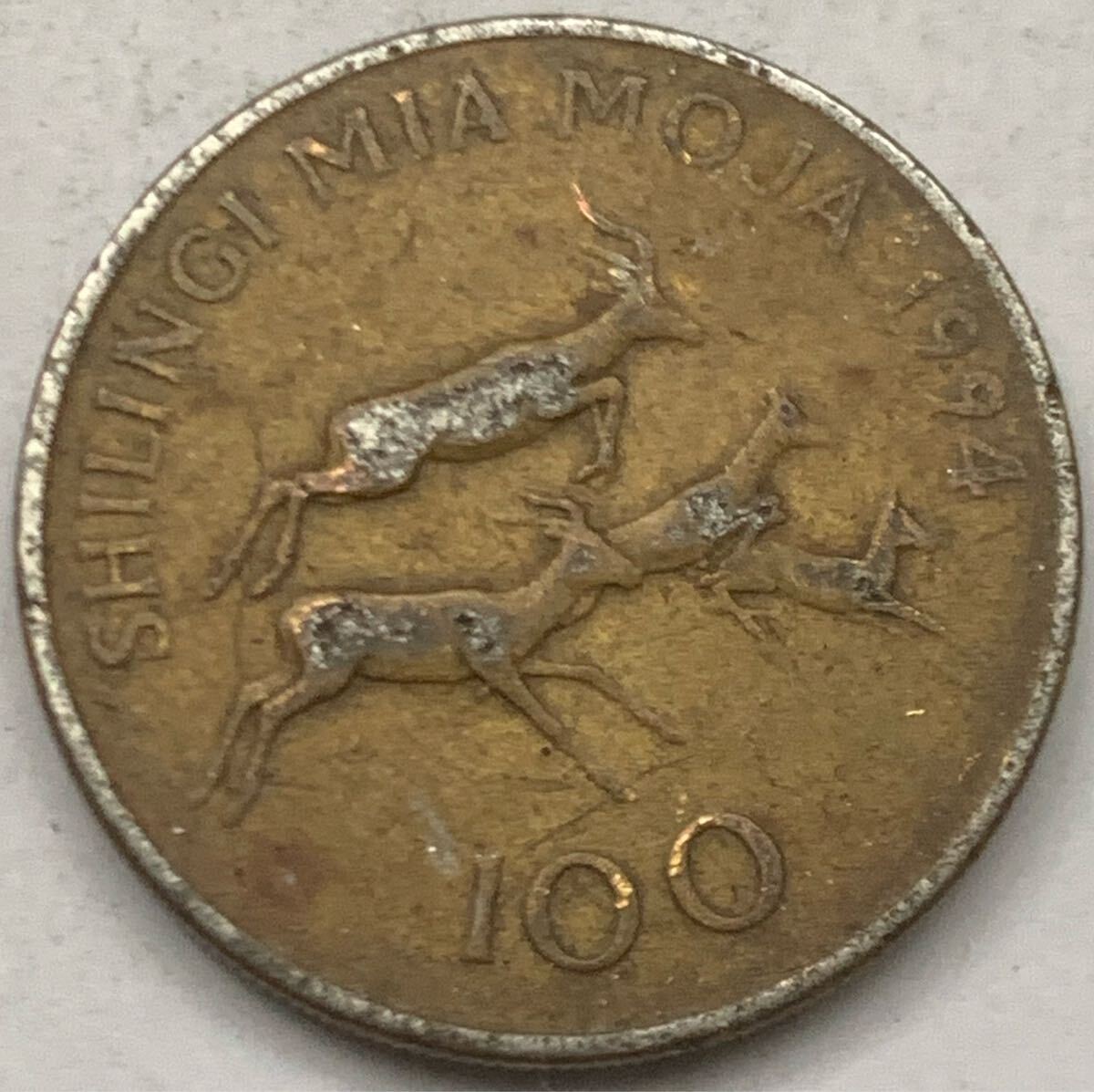 海外コイン タンザニア 100シリング 1994年拍卖