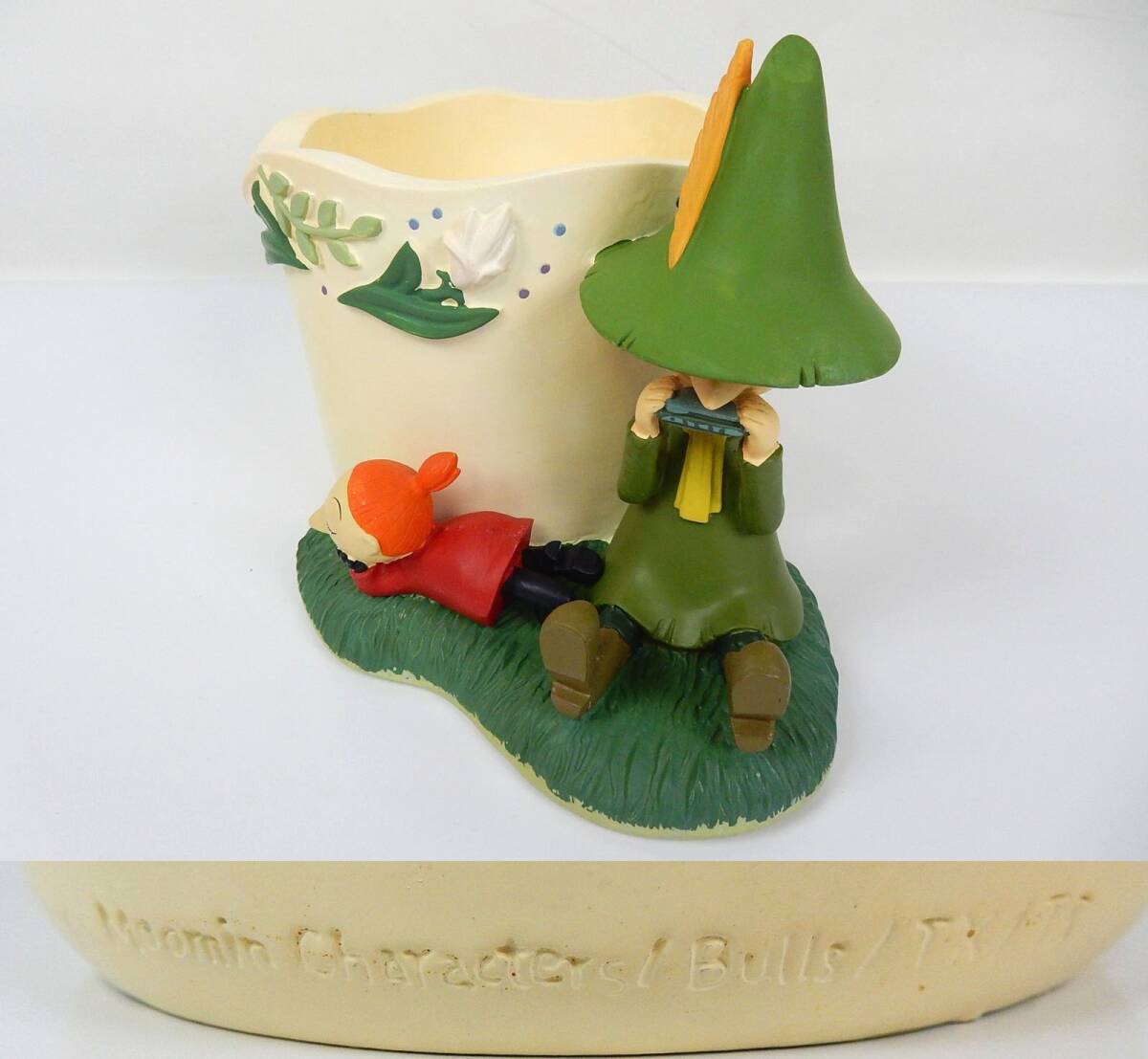 【加藤工芸】 Moomin Characters スナフキン/リトルミイ ミニプランター 鉢カバー 相応ダメージ有 中古JUNK 現状渡し 一切返品不可拍卖