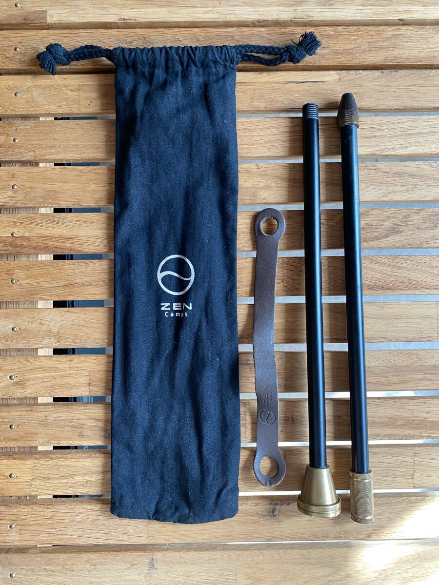 ZEN Camps 火吹き棒 ゼンキャンプ火吹き棒 組立式 コンパクト 火起こし キャンプ 焚き火 焚火 真鍮拍卖