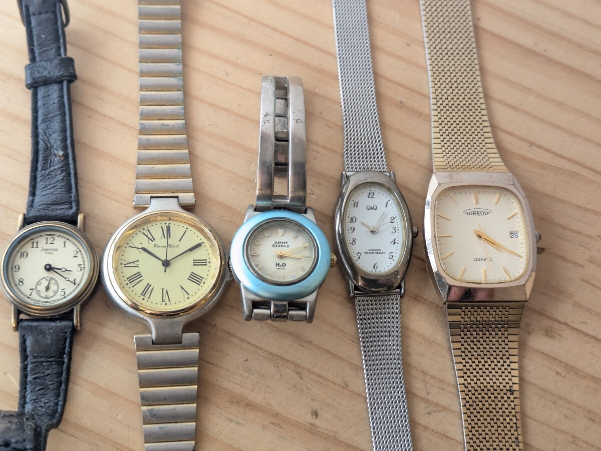 ■n104【腕時計 オレオール アン・クライン Q&Q 含む ジャンク品 動作未確認】中古品送料¥230拍卖