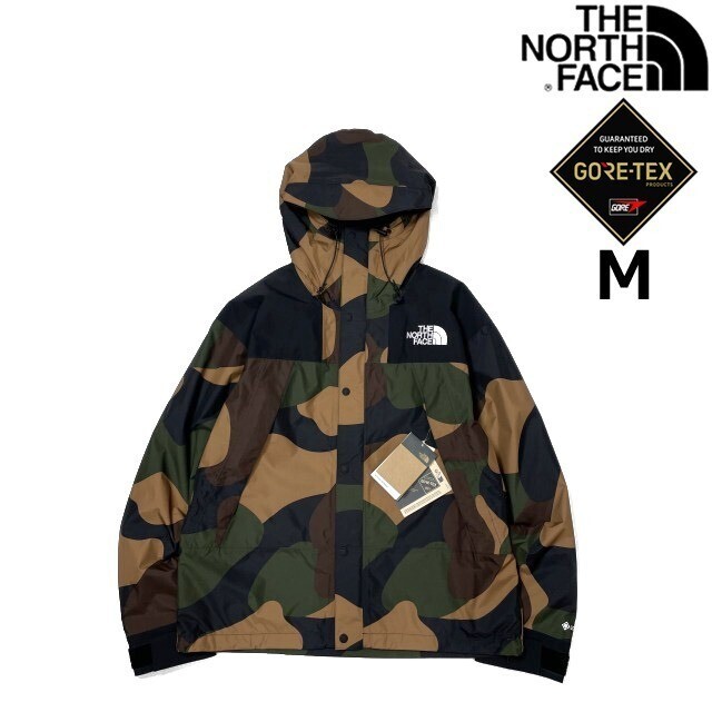 売切り【正規新品】THE NORTH FACE◆GORE-TEX MOUNTAIN JACKET マウンテンジャケット US限定 ジップインジップ(M)黒 迷彩 180915-225拍卖