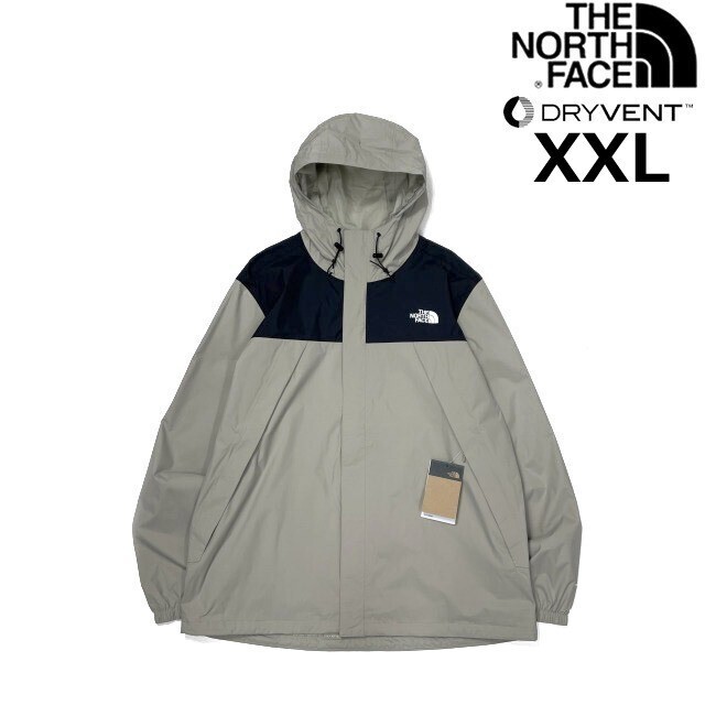 売切り【正規新品】THE NORTH FACE◆ANTORA JACKET マウンテンジャケット US限定 ハーフドームロゴ 高機能 撥水(XXL)グレー 黒 180915-55拍卖