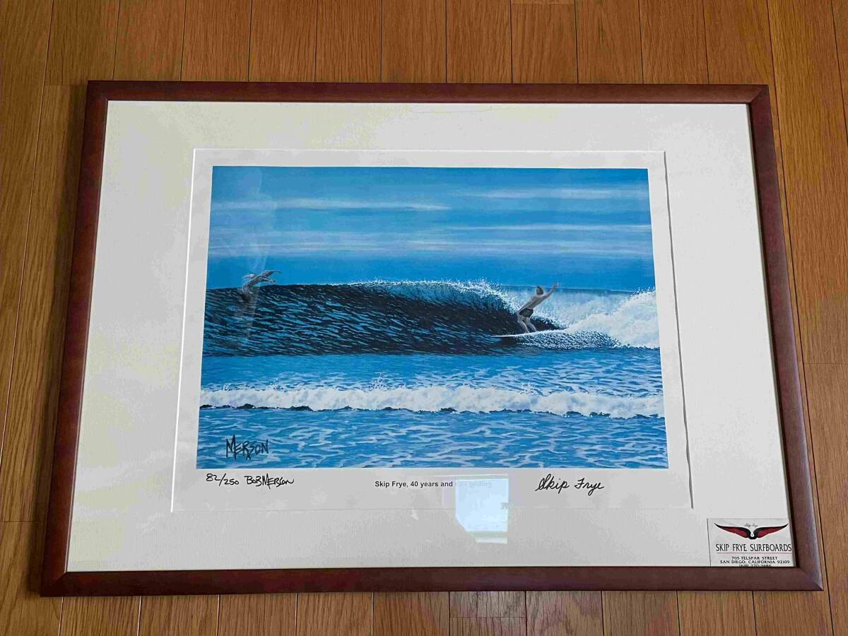 希少 SKIP FRYE スキップ フライ 40周年記念 シルクスクリーン 250枚限定拍卖