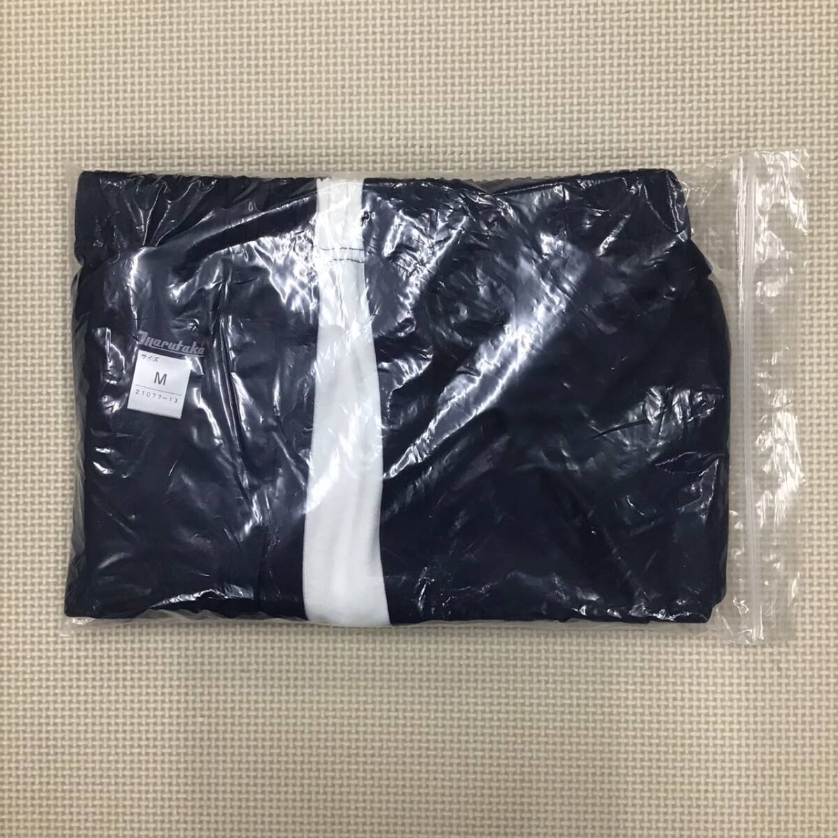 W368 未使用品【marutaka】ハーフパンツ サイズ M /紺×白/体操服/体操着/運動着/ジャージ/短パン/中学生/高校生/男女兼用拍卖