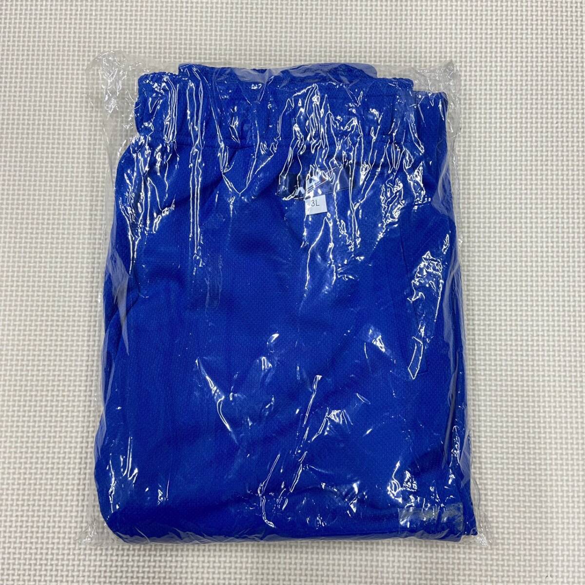 Y017 新品【AILY】スクールスポーツウェア ロングパンツ サイズ 3L /青/長ズボン/ジャージ/中学校/高校/体操着/体操服/運動着/大きいサイズ拍卖