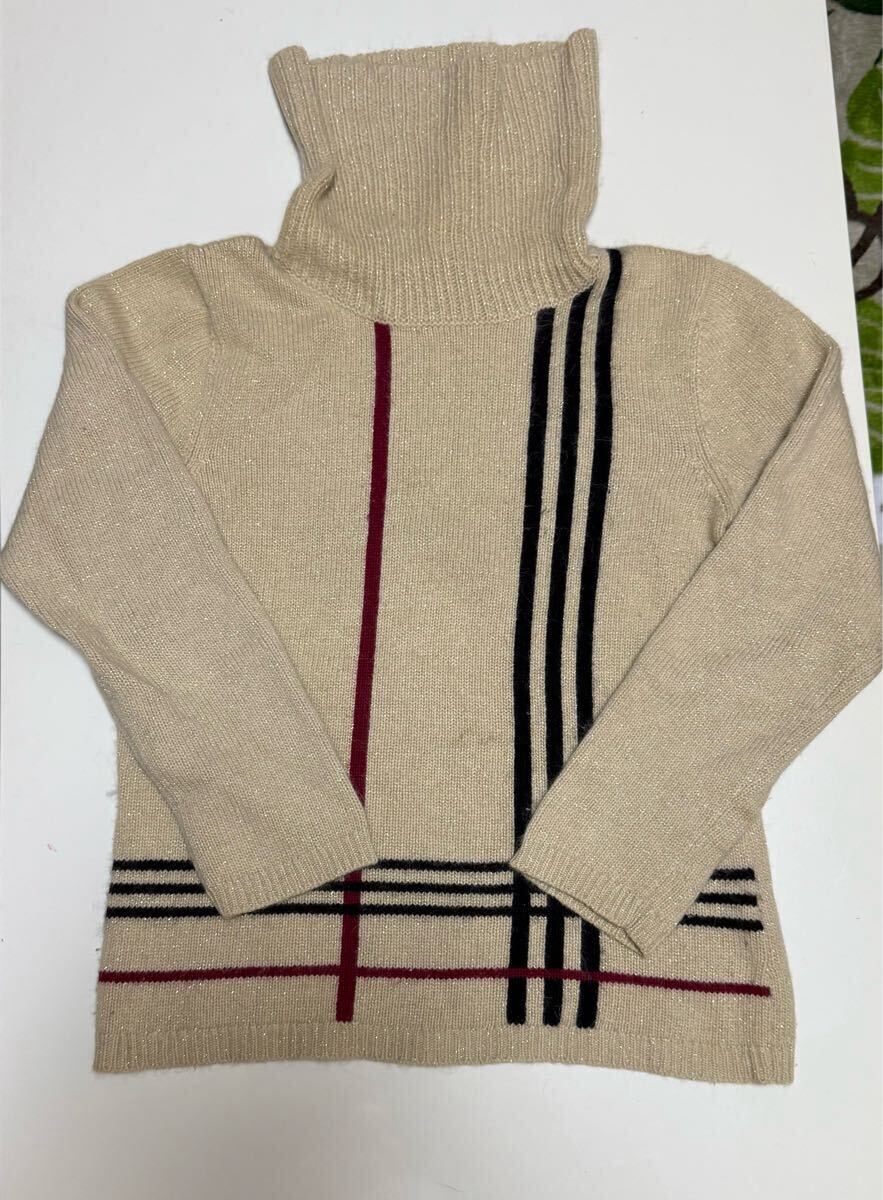 BURBERRY ★ アンゴラ ★タートルネックセーター拍卖