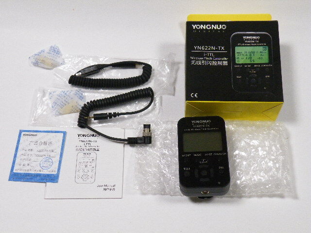 ◎ Yongnuo ワイヤレスフラッシュコントローラー YN-622N-TX i-TTL拍卖