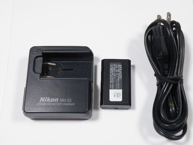 ◎ Nikon MH-53 ニコン 純正 充電器 バッテリーチャージャー (バッテリーパック EN-EL1付)拍卖