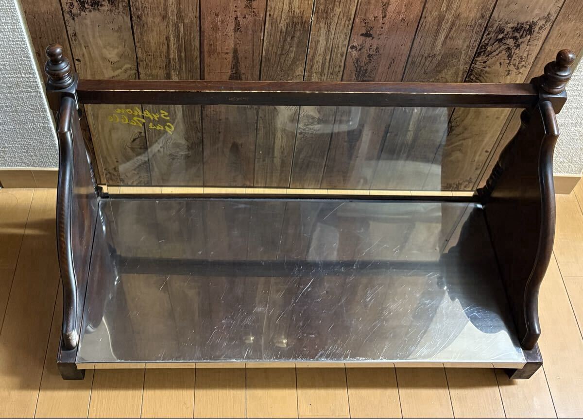 カフェ インテリア コーヒー サイフォン 枠付き 収納、テーブル アンティーク拍卖