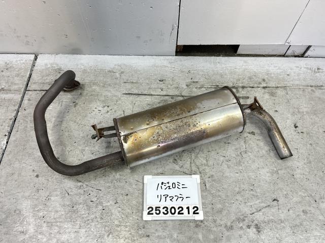パジェロミニ H58A リアマフラー 純正 テール パイプ X 4WD A37A26 MR529050 1F 016805拍卖