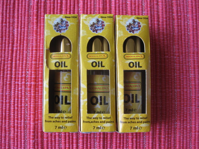 SIDDHALEPA Balm 【オイルバーム7ml×3個】アーユルヴェーダ スリランカ製 万能バーム拍卖