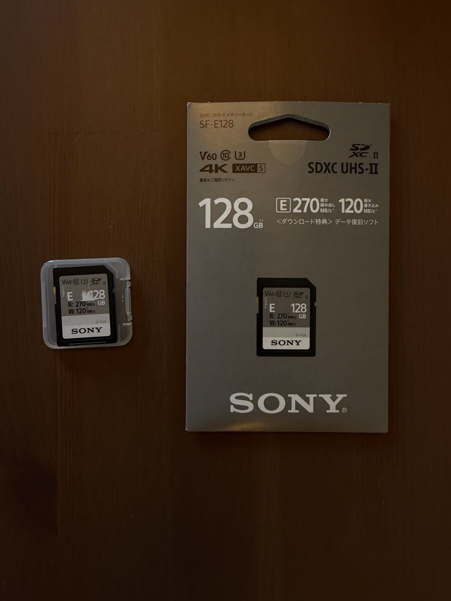 ソニー SONY SDXC UHS-II SDカード 128GB SF-E128拍卖