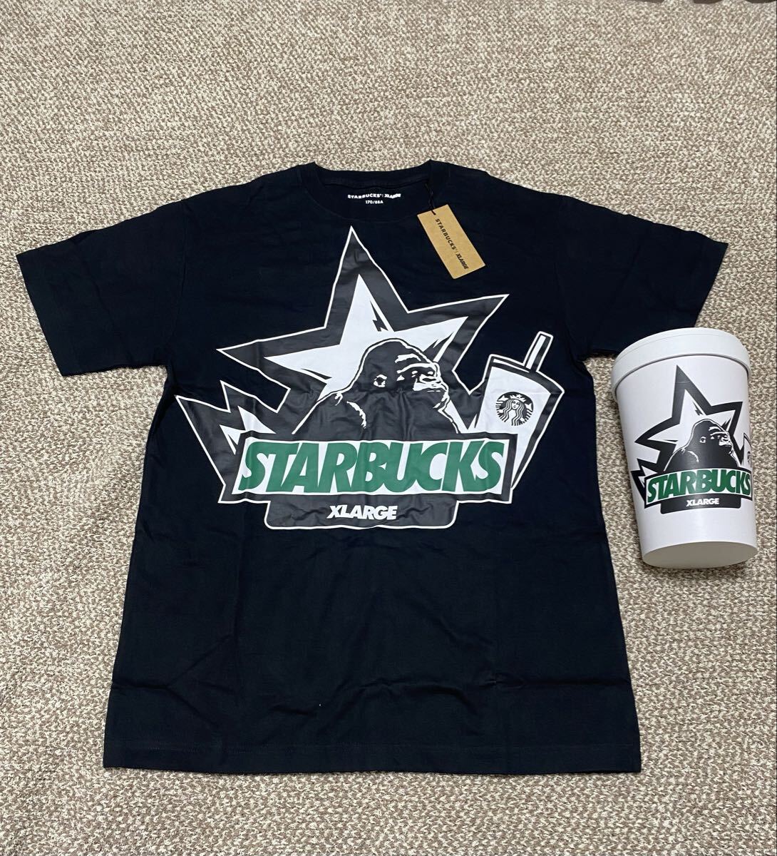 スタバ X-Large コラボTシャツ 未使用品 日本未発売 拍卖