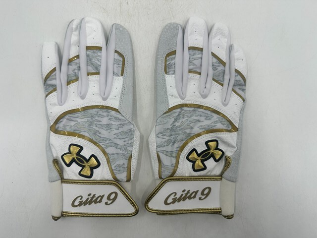 福岡ソフトバンクホークス #9 柳田悠岐 本人 支給品 未使用 バッティンググローブ アンダーアーマー プロ実使用品 ギータ拍卖