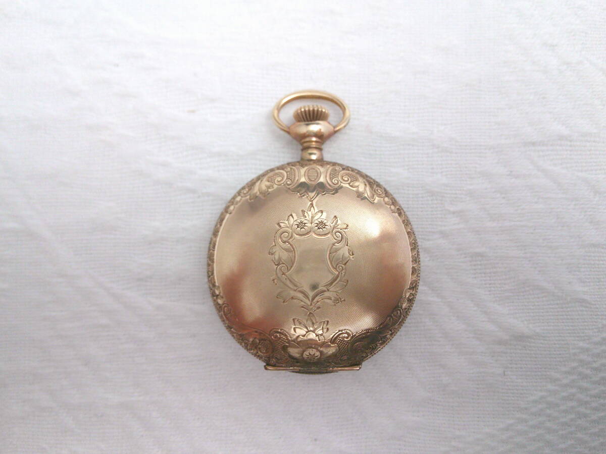 ※ジャンク品 昔の懐中時計 婦人物・レディース 手巻き式 両蓋 U.S.A. スタンダード社 当時物拍卖