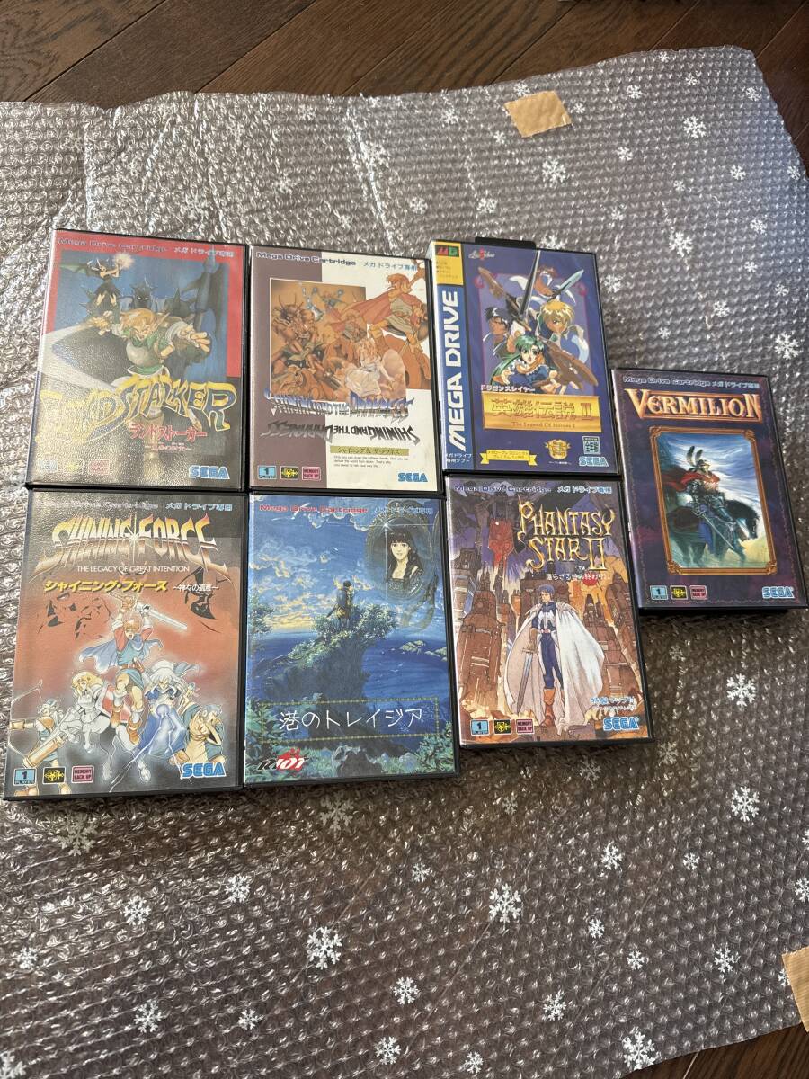 メガドライブ RPG 7作セット ドラゴンスレイヤー英雄伝説Ⅱ 港のトレイジア シャイニングフォース ダクネス ランドストーカー 即決拍卖
