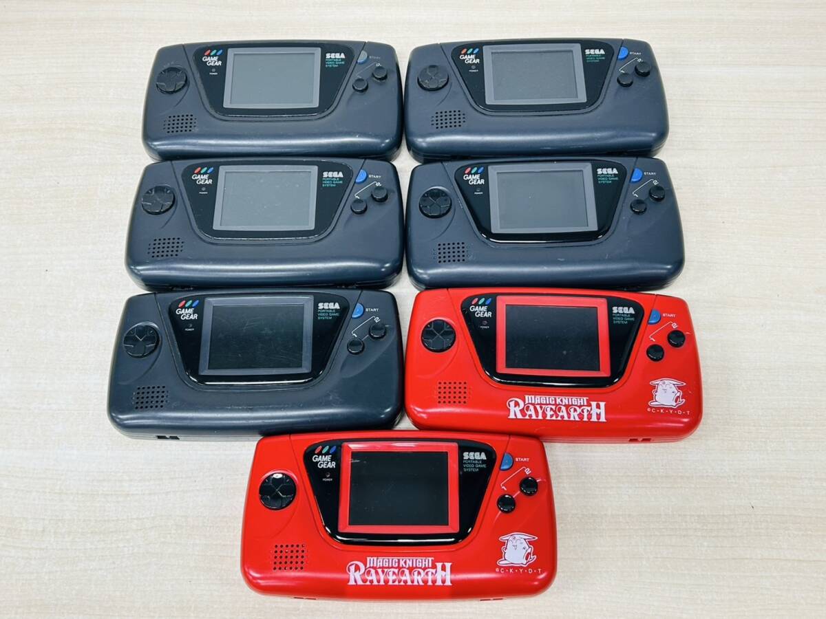SEGA GAME GEAR セガ ゲームギア 7台 まとめ売り S-7拍卖