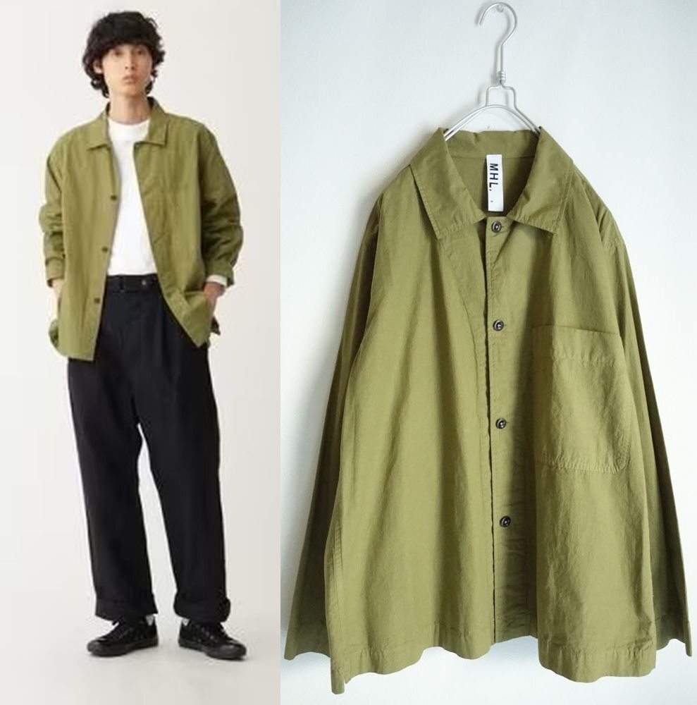 2022年 MHL. UPCYCLING COTTON ジャケット 定価27500円(税込)拍卖