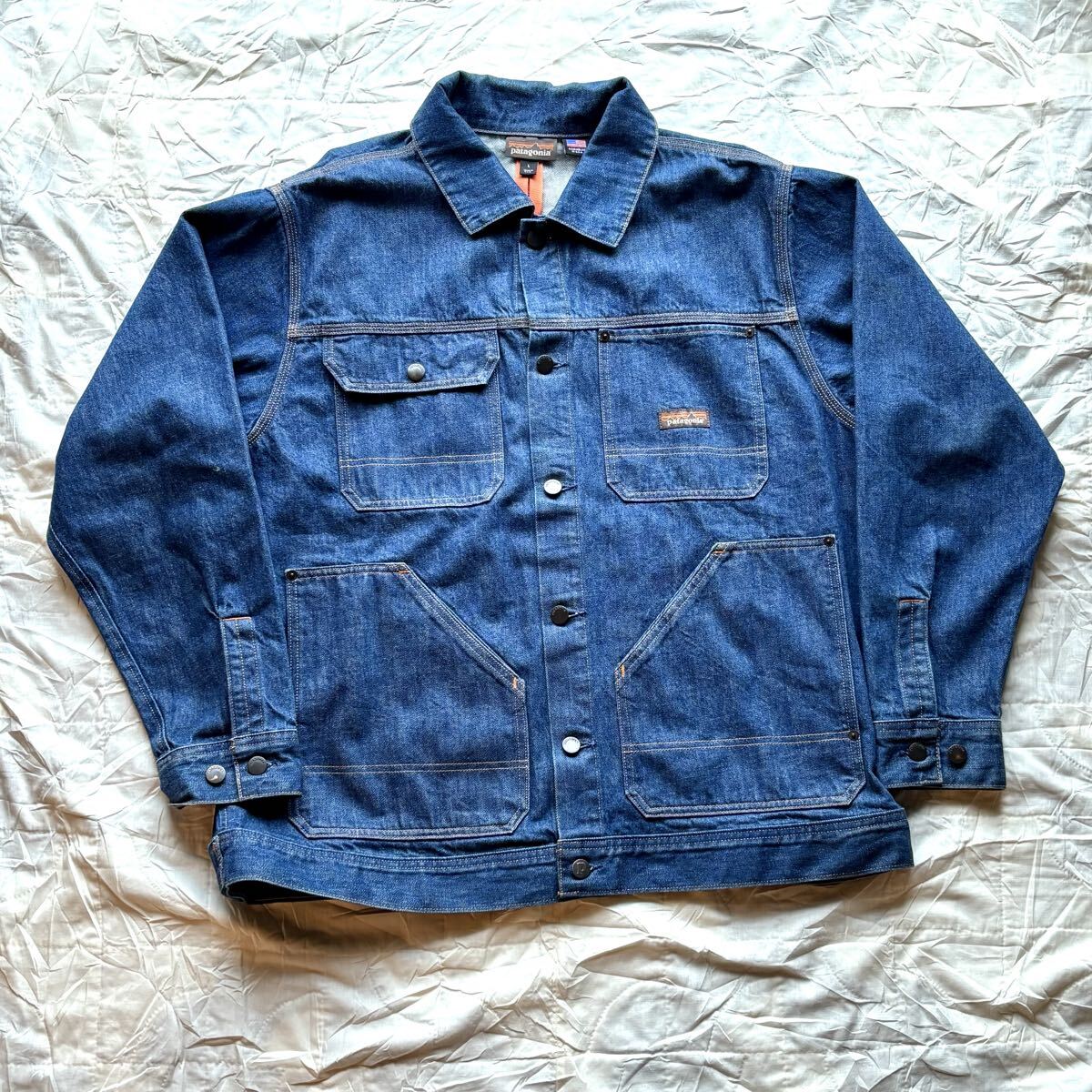 patagonia デニムジャケット カバーオール アメリカ製拍卖