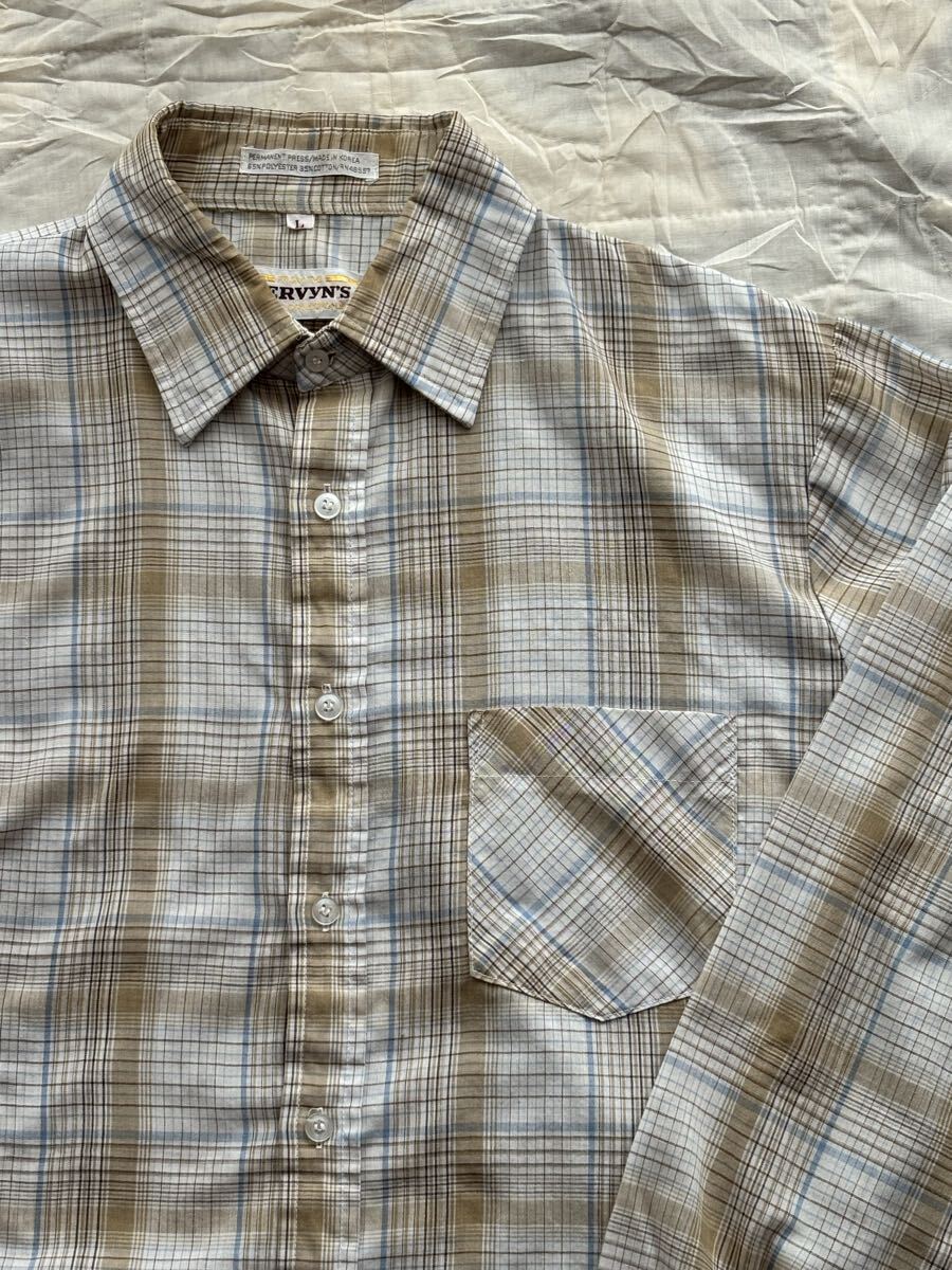 Mervyn’s デッドストック 70s チェックシャツ拍卖