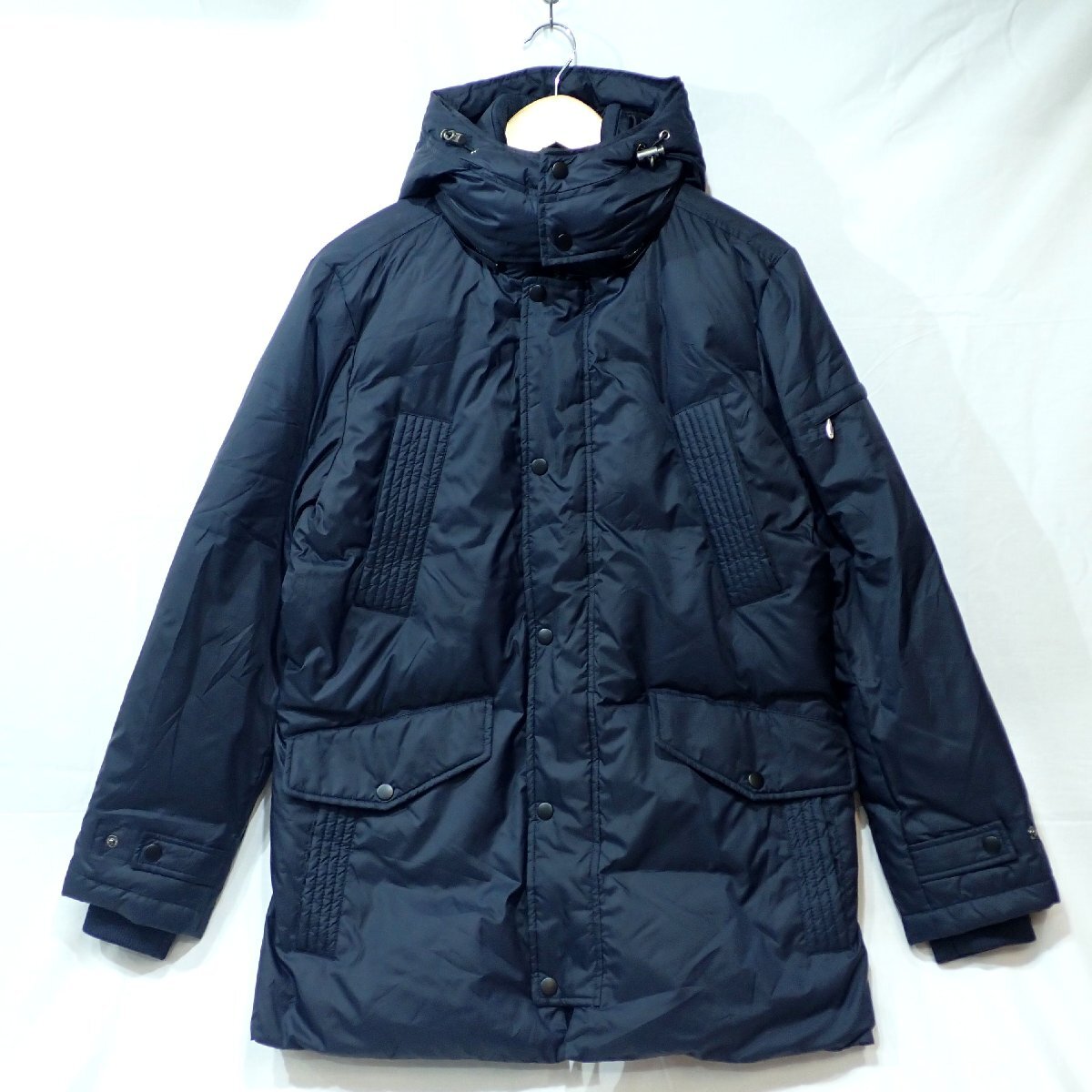 A444 極美品 MIZUJIN 水甚 TPX コンフォートダウンジャケット Mサイズ ネイビー系 FIRST DOWN USA 衛生加工 防寒着 冬服拍卖