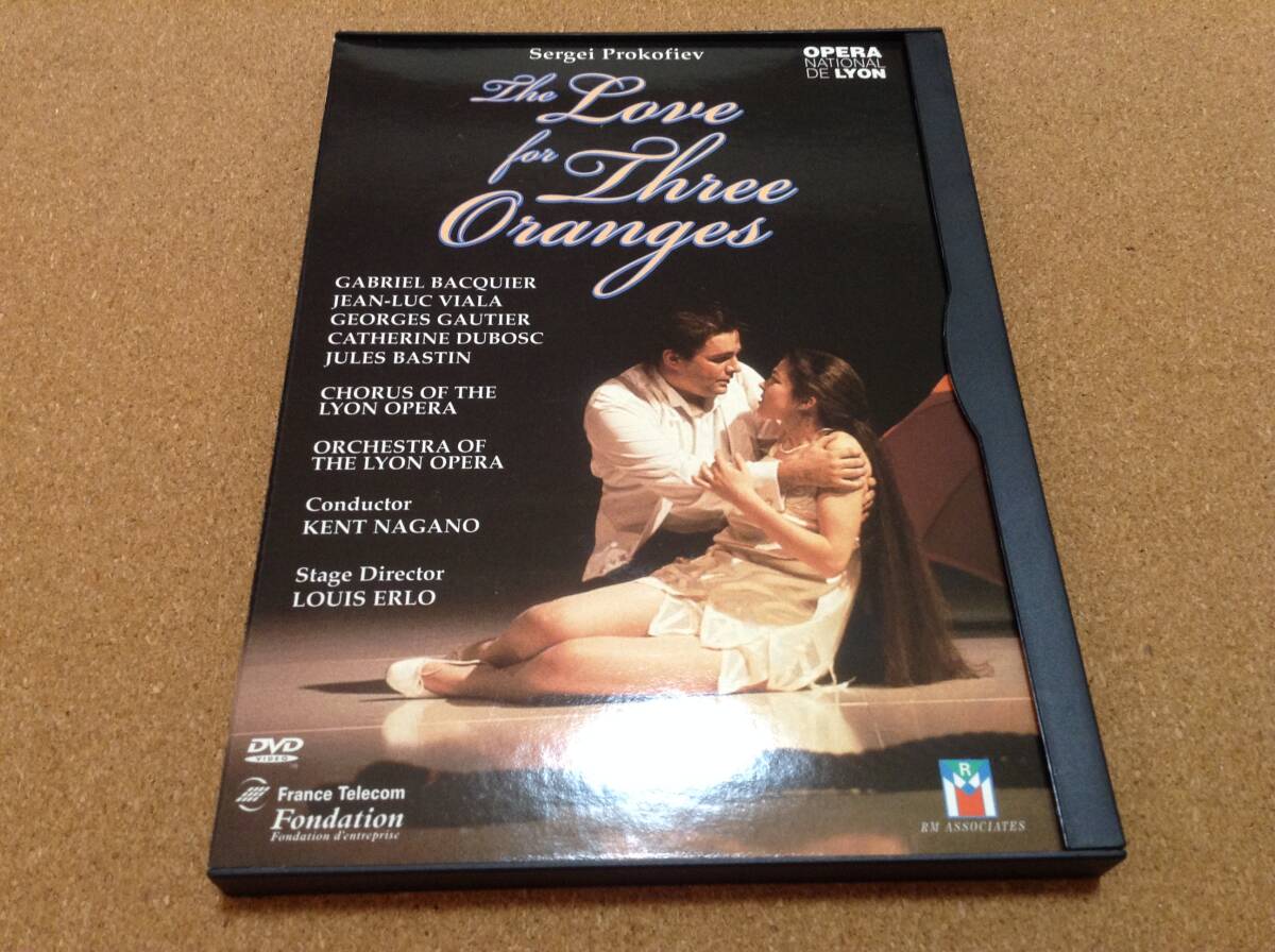 DVD/ ケント・ナガノ / プロコフィエフ:歌劇「3つのオレンジへの恋」 love for three oranges Kent Nagano 〇リージョン1拍卖