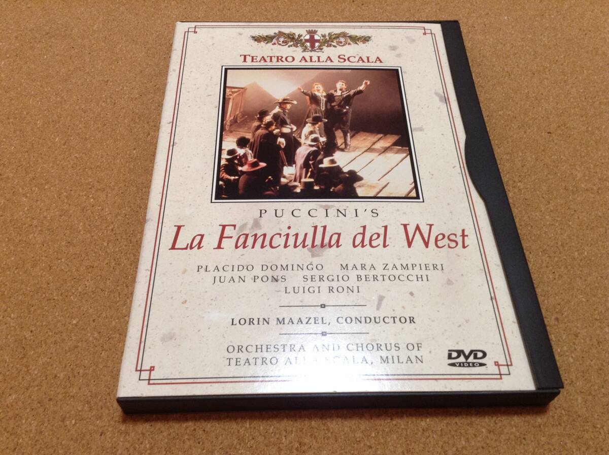 DVD/ ドミンゴ、マゼール、ミラノ・スカラ座 / プッチーニ:歌劇「西部の娘」 la fanciulla del west maazel 拍卖