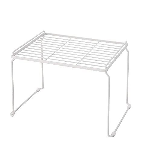 天馬 サビにくいデザイン 積み重ねができて限られたスペースを有効活用できるラック キッチン スタッキングラックM ホワイト 約34×24×23c拍卖