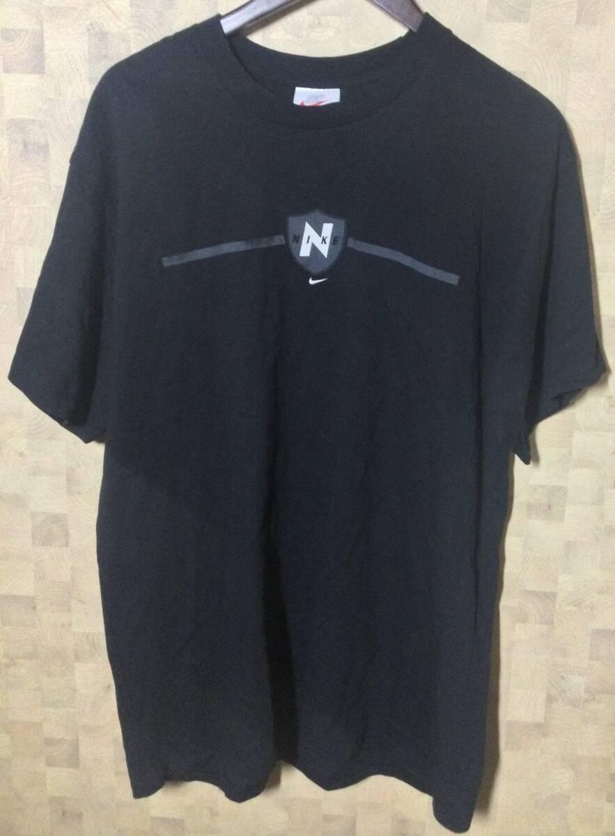 ナイキ NIKE Tシャツ 白タグ 90's 00's オールド XL ブラック拍卖