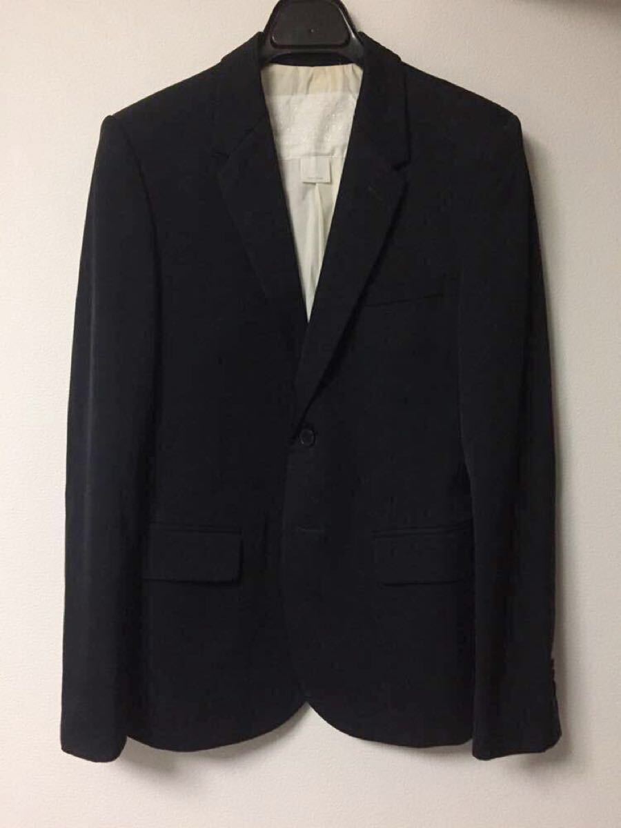 Martin Margiela × H&M ウール ジャケット 44 メンズ テーラード スーツ maison ブレザー コート ダークネイビー拍卖