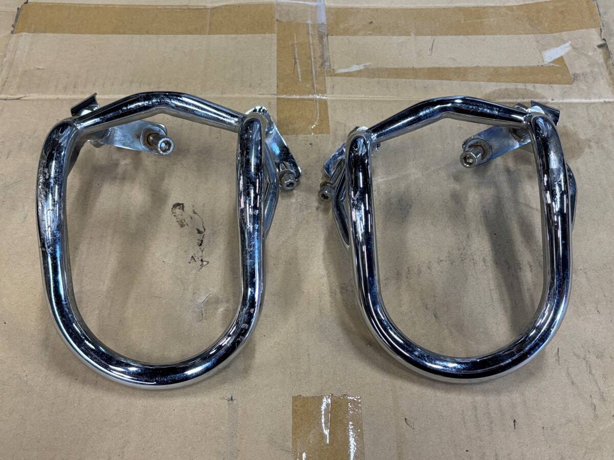 カワサキ ゼファー400/ゼファー400χ メッキ エンジンガード 中古 売り切り拍卖