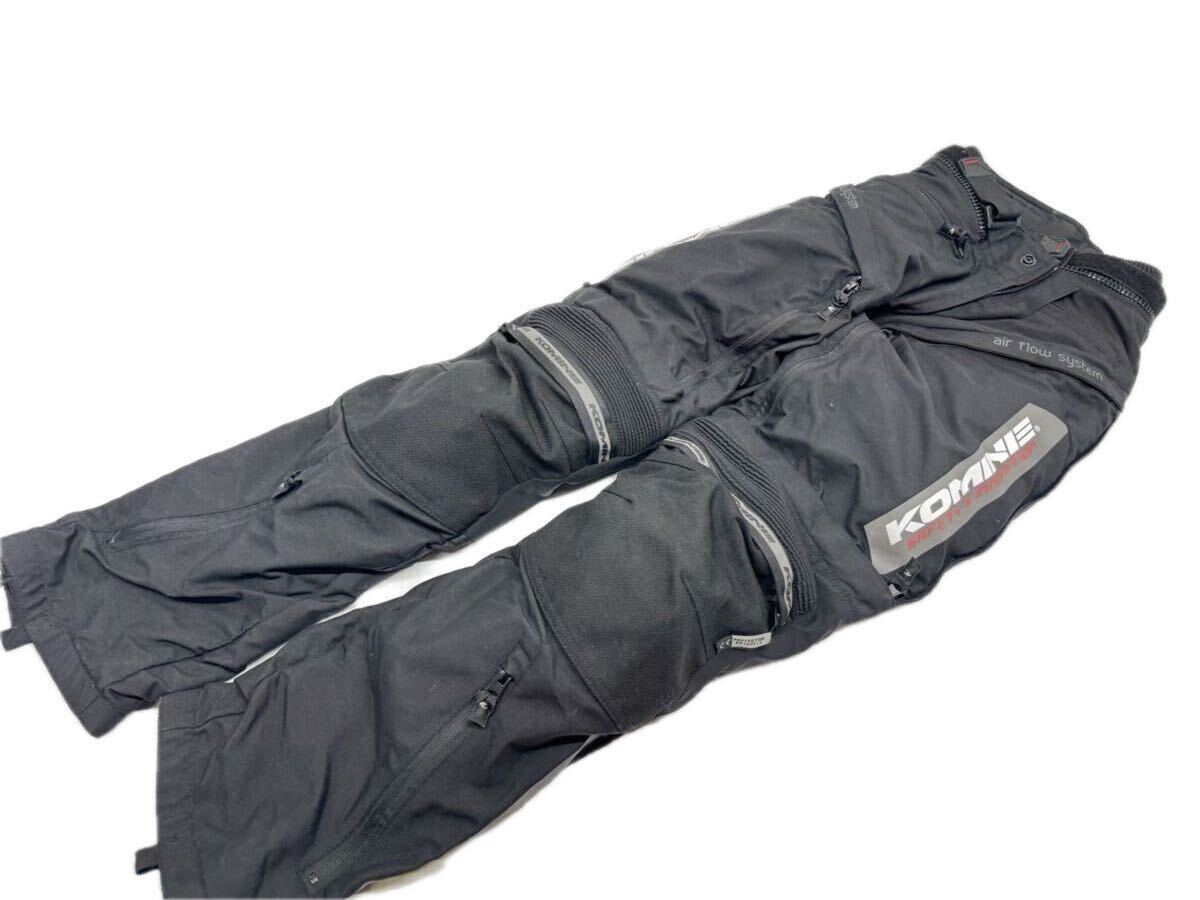 ② KOMINE コミネ ナイロン メッシュパンツ ライディング パンツ Sサイズ拍卖