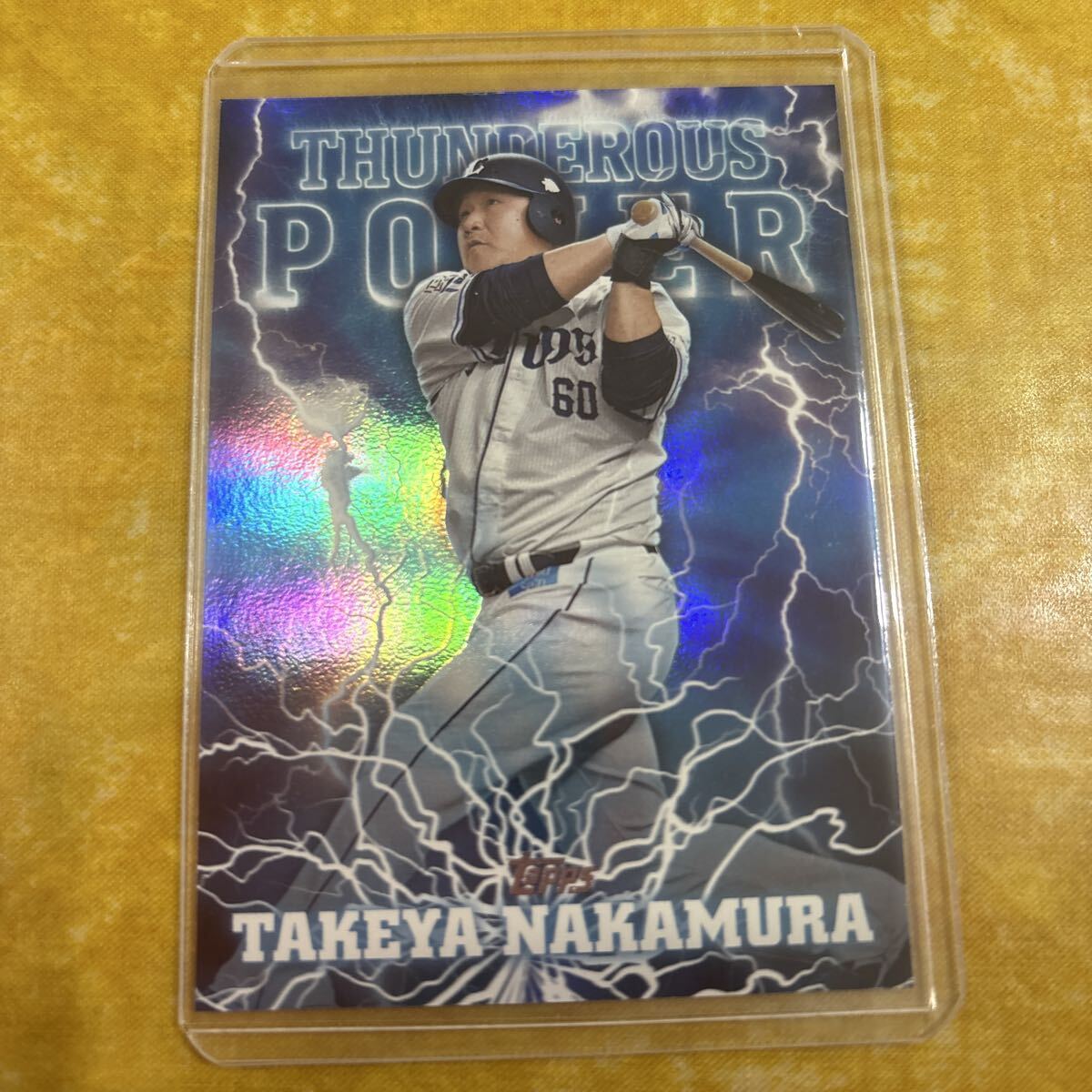 2025 Topps NPB ベースボールカード 埼玉西武ライオンズ 中村剛也 インサート THUNDEROUS POWER拍卖