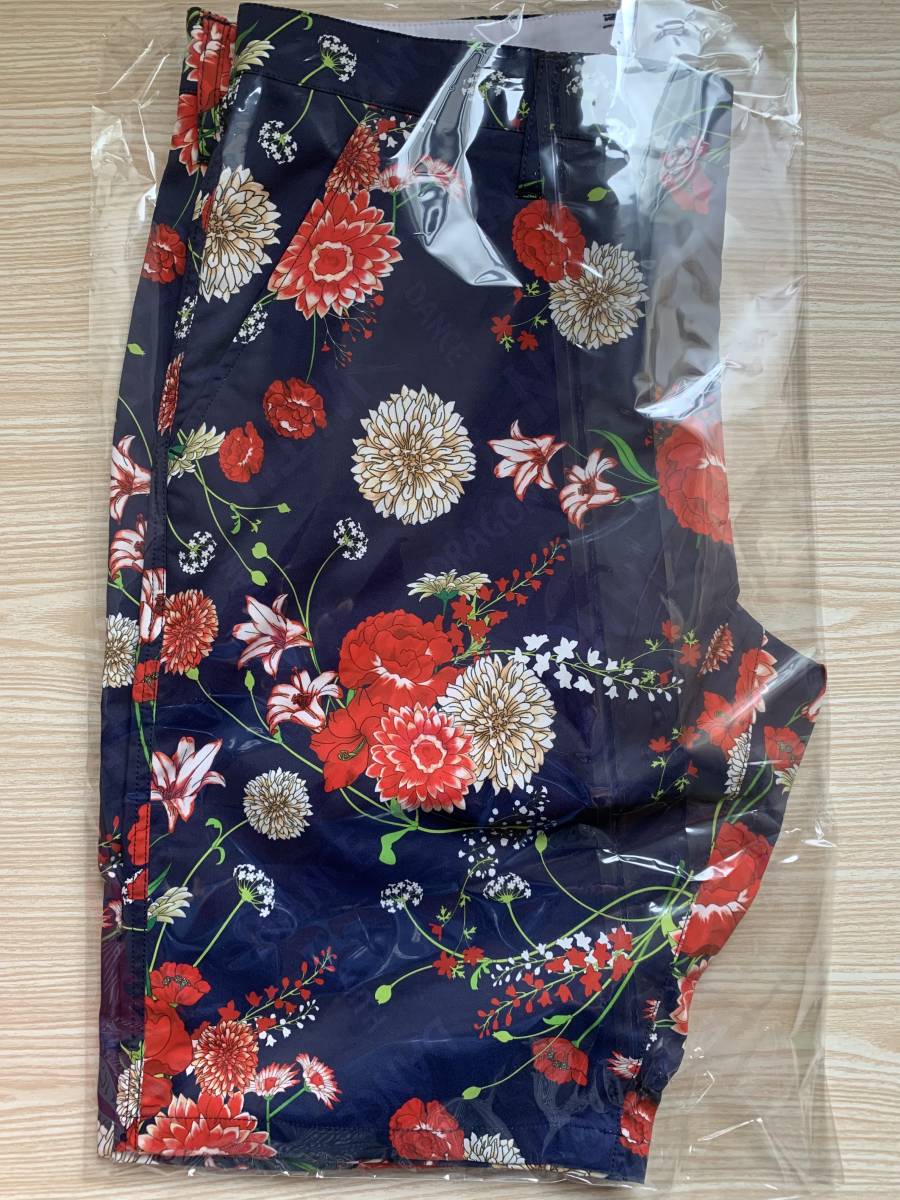 ★新品★ ダンスウィズドラゴン メンズ ハーフパンツ D1499936 サイズ4 ネイビー 定価¥33,000(税込)拍卖