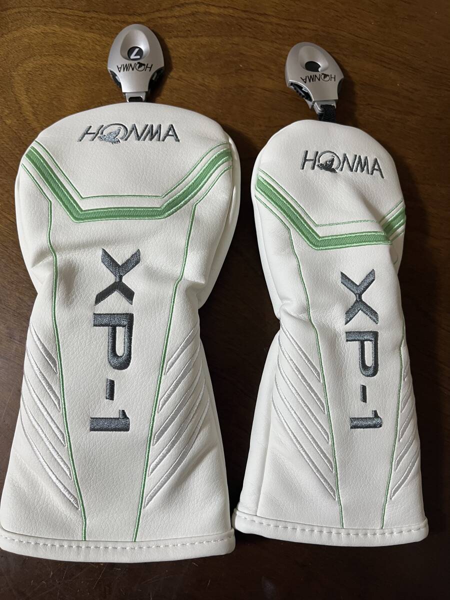 ★2点セット★ 本間ゴルフ ツアーワールド XP-1 FW用 UT用 ヘッドカバー HCXP1 ホワイト拍卖