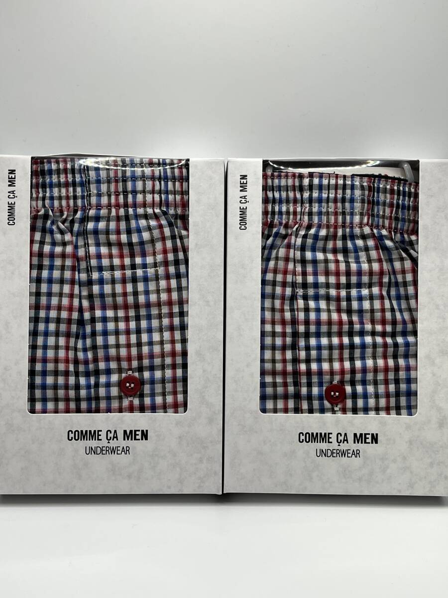 ★新品★ コムサメン トランクス (ウエスト裏打ちゴム)L 2点セット i拍卖