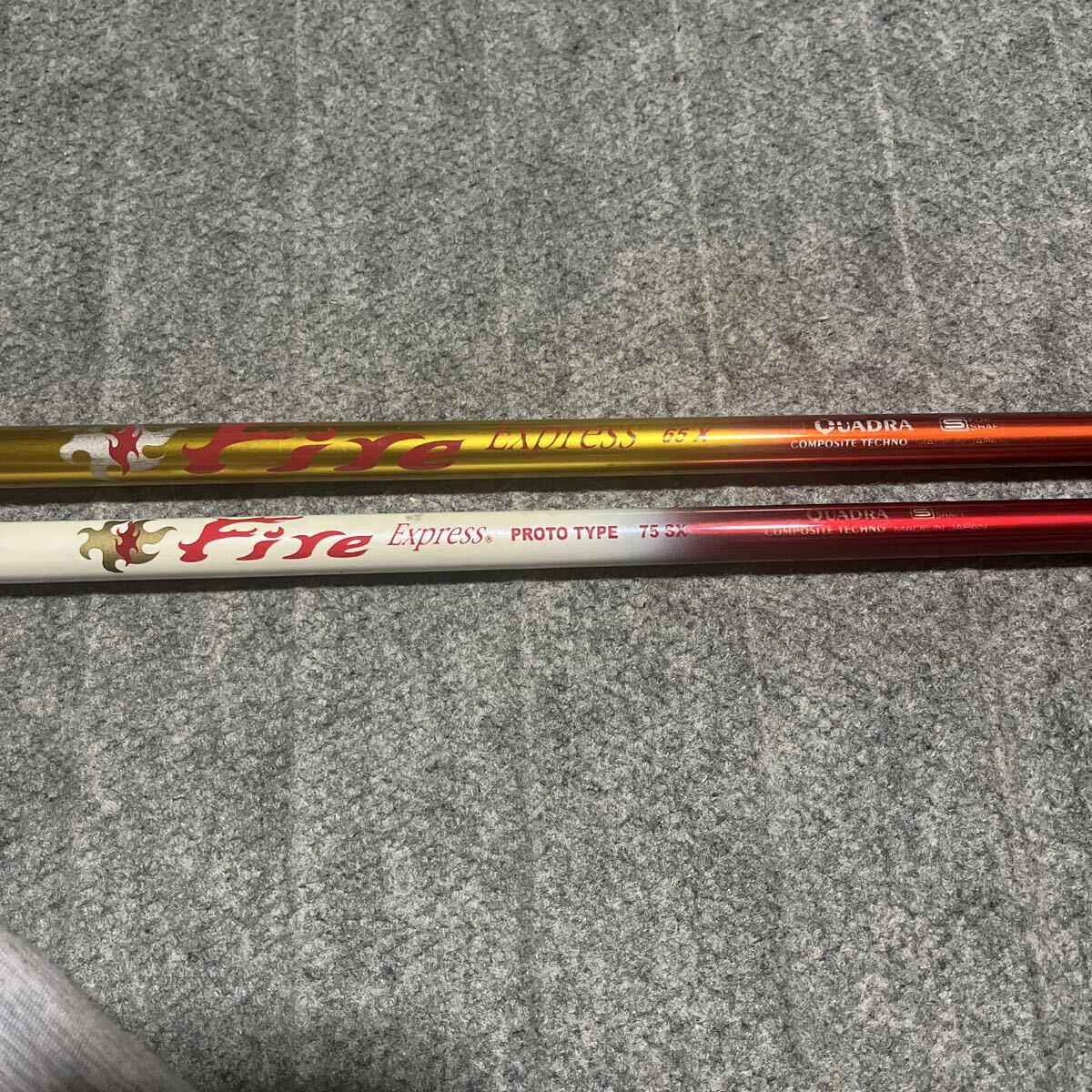 FIRE EXPRESS 長尺ドラコン使用1本 通常1本 2本セット callawayキャロウェイスリーブ付きです拍卖