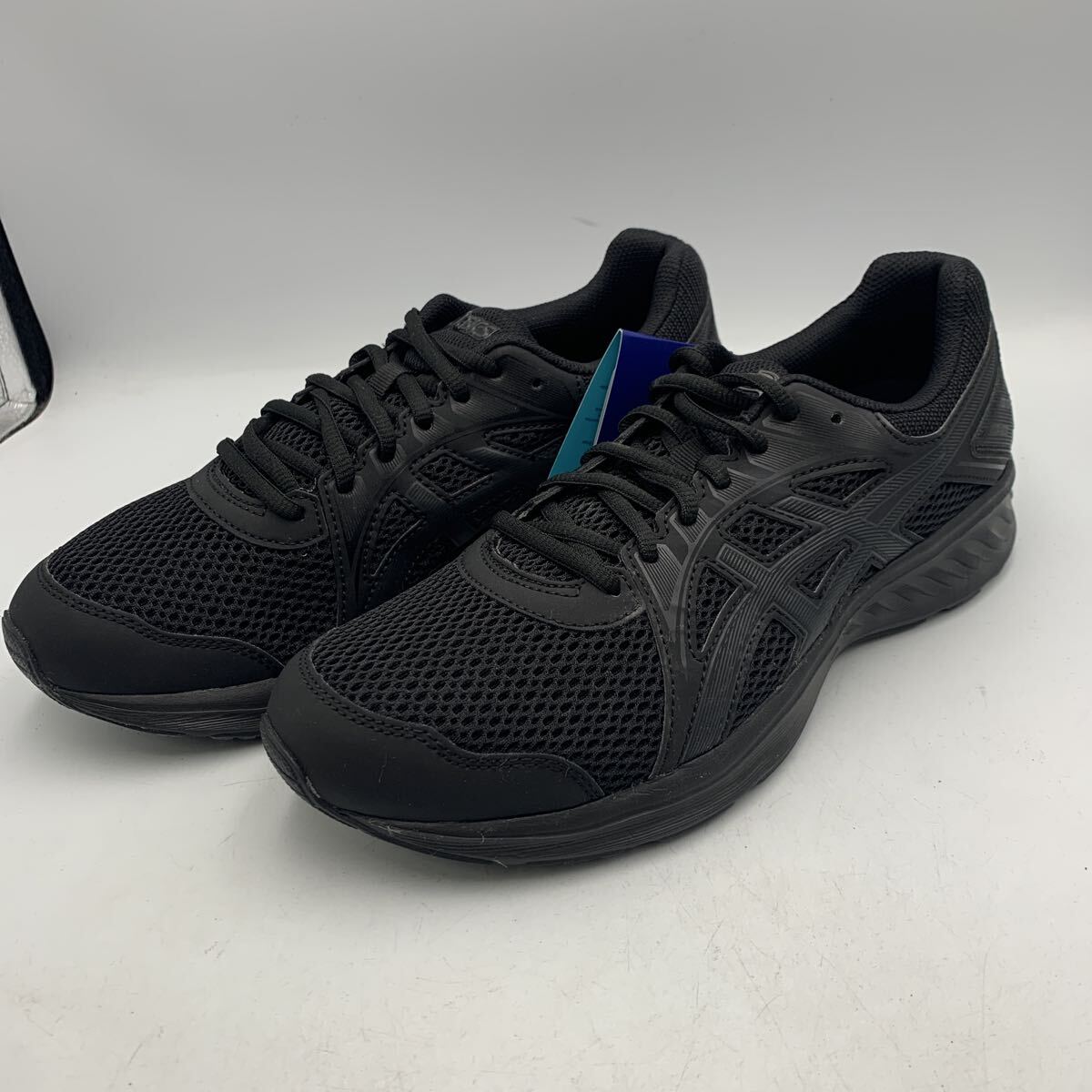 W152 ASICS アシックス JOLT2 メンズ ランニングシューズ スニーカー US8.5 26.5cm ブラック メッシュ タグ付き拍卖