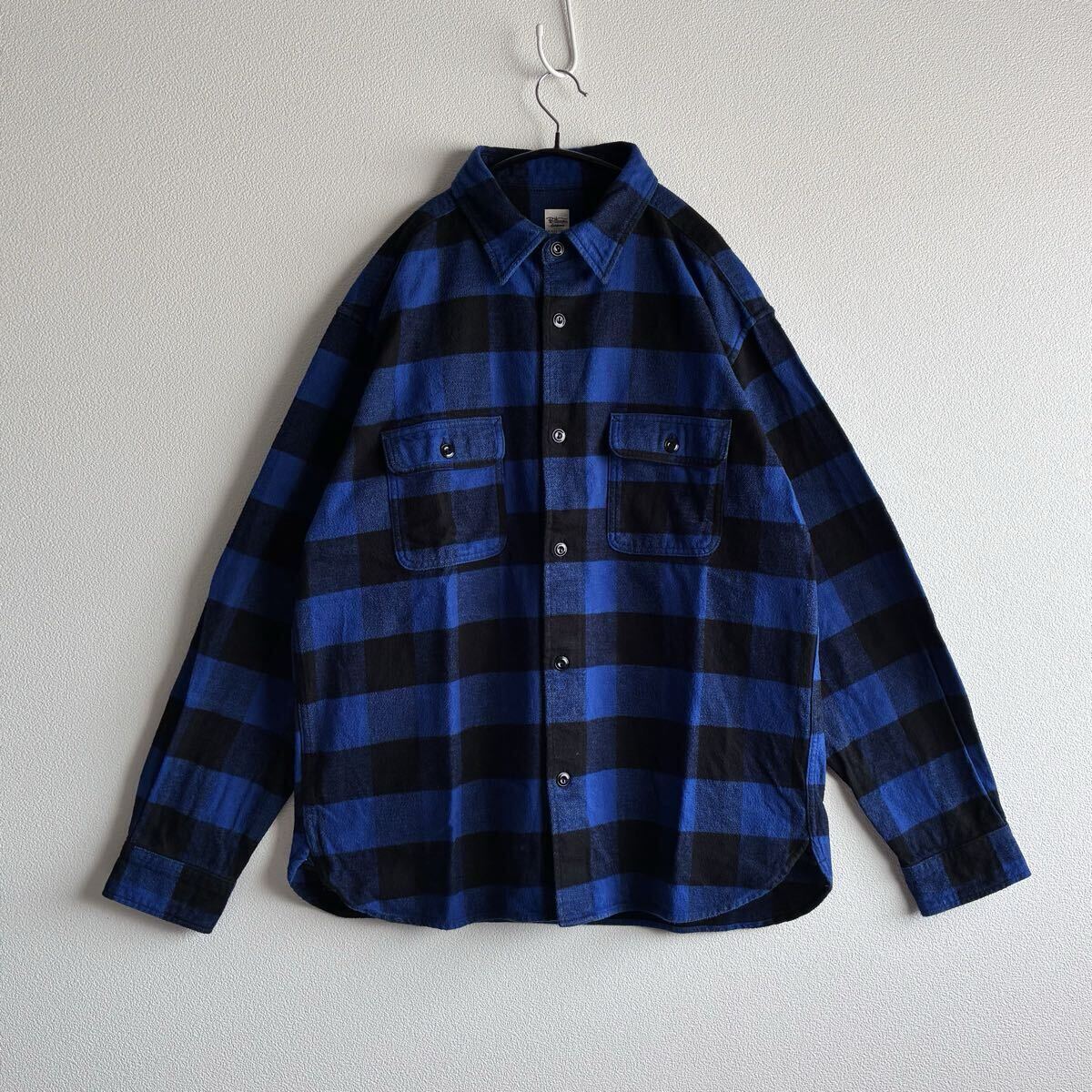 Ron Herman ロンハーマン RHC Heavy Twill Plaid Shirt シャギー起毛 ヘビーツイル バッファローチェック シャツ フランネル ジャケット拍卖