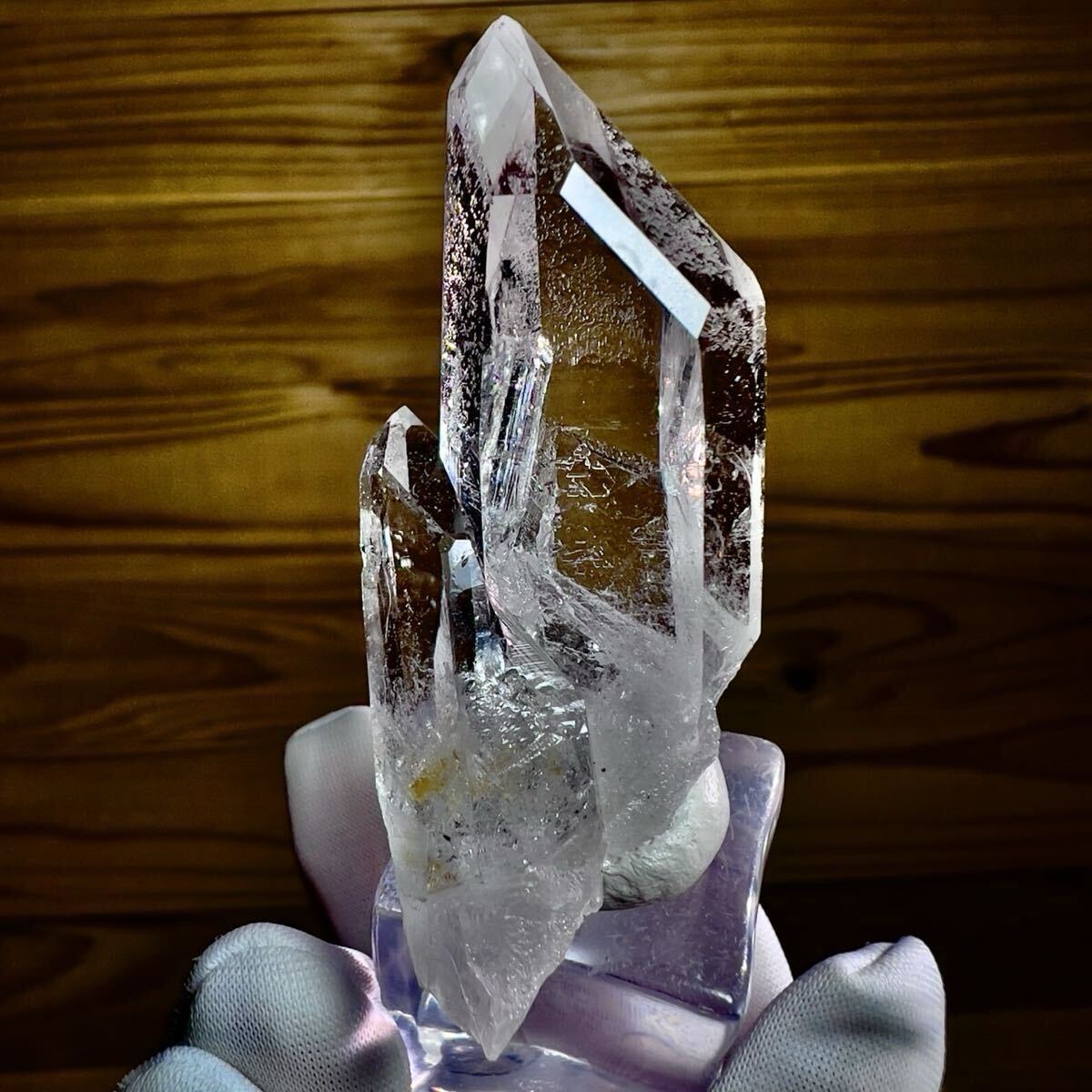 【ゼッカ鉱山産】クォーツインクォーツ 水晶 ブラジル ミナスジェライス州 ゼッカ ゼッカデソーザ 天然石 原石 鉱物 鉱物標本 標本 鉱石 3拍卖