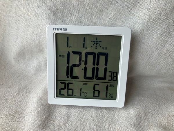 【中古】noa ノア精密 T-726(WH-Z) MAG 電子音目覚まし時計 カッシーニ拍卖