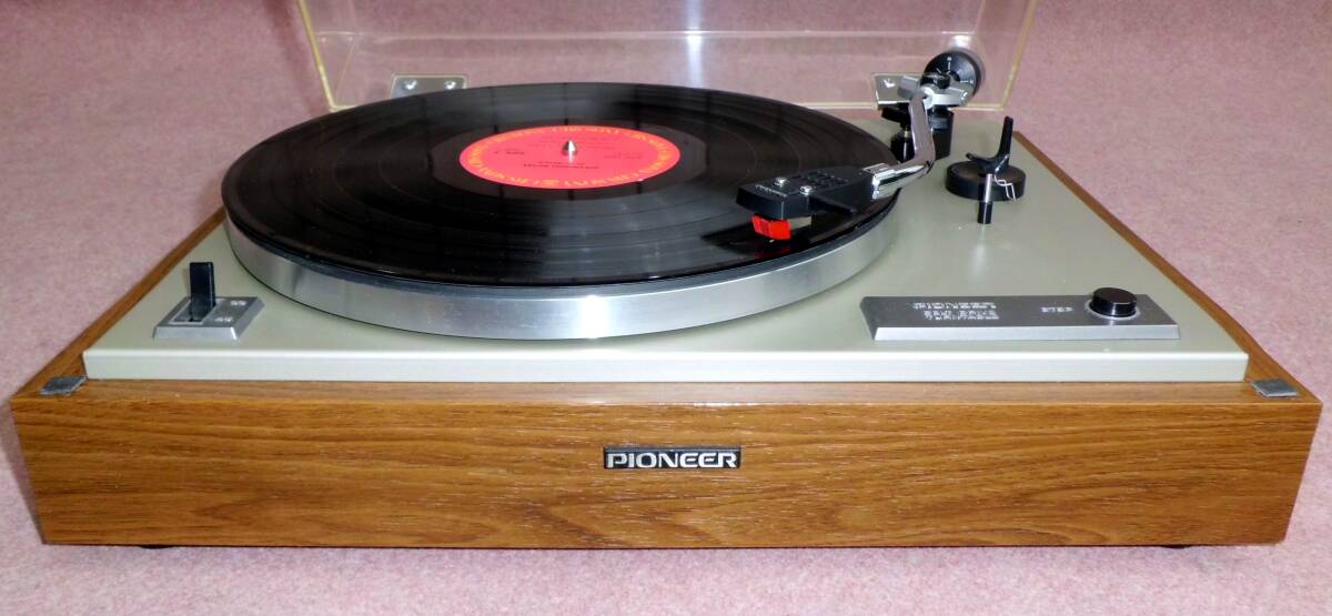 PIONEER ES-1PL Belt Drive Semi Auto Turn Table 動作・左右出力OK! パイオニア シンプル設計 ベルトドライブ セミオート プレーヤー拍卖