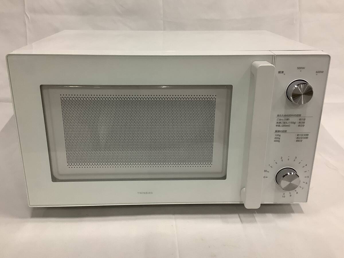 【62-3.NT】1円~ TWINBIRD(ツインバード) 電子レンジ フラットテーブル DR-LD20 中古品拍卖