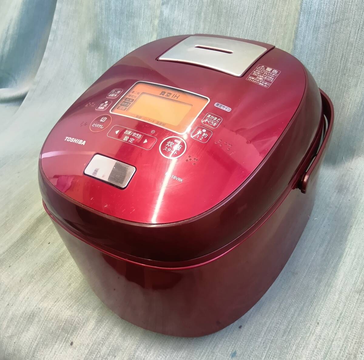【6664】 中古品 2017年製 東芝 RC-18VRK IH炊飯器 10合炊き拍卖