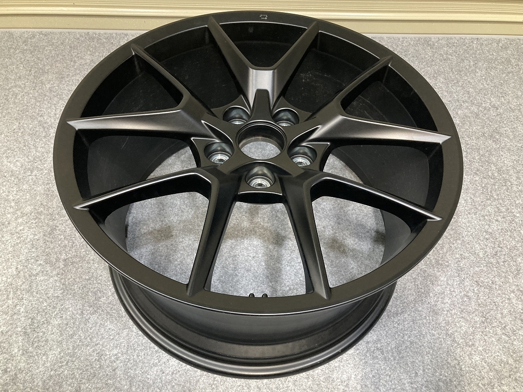 新車外し ホンダ FL5 シビック タイプR 純正 19インチ 9.5J +60 PCD120 5H 1本 マッドブラック (V1699)拍卖